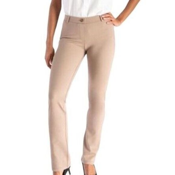BETABRAND Yoga Pants Khaki Color Size Small Stretchy Dress Trousers NWT - Picture 12 of 12